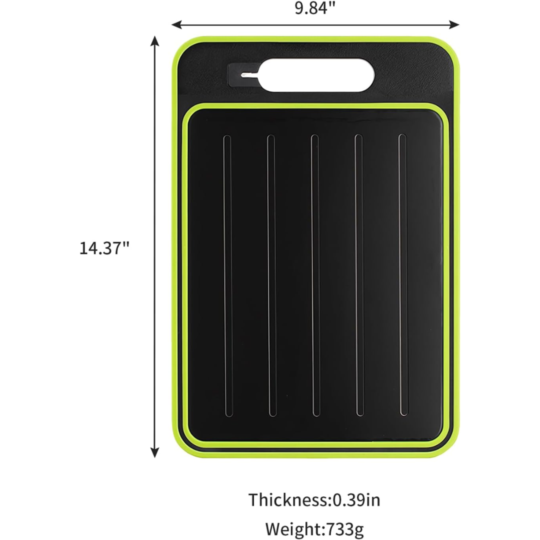 Bandeja de descongelación/tabla de cortar 2 en 1