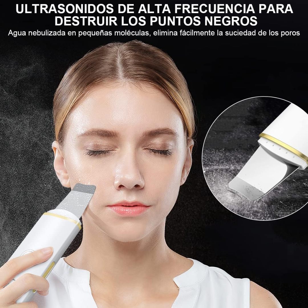 SkinSculpt Set de Limpiador facial ultrasónico + Molde para Crioterapia