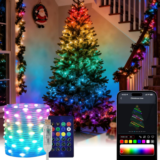 Luces LED RGB Inteligentes - Decora tu Navidad