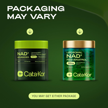 NAD+ Advanced liposomal con resveratrol 60 Cápsulas Cata-Kor