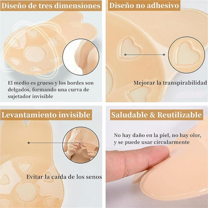 Shoonlo Sujetador Autoadhesivo Invisible