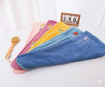 Toalla para cabello color al azar