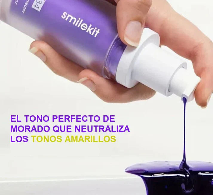 Smilekit Espuma Morada Blanqueadora Pack 2