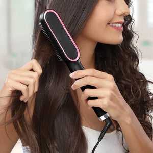 Cepillo Alisador Para Cabello con Tecnología Iónica